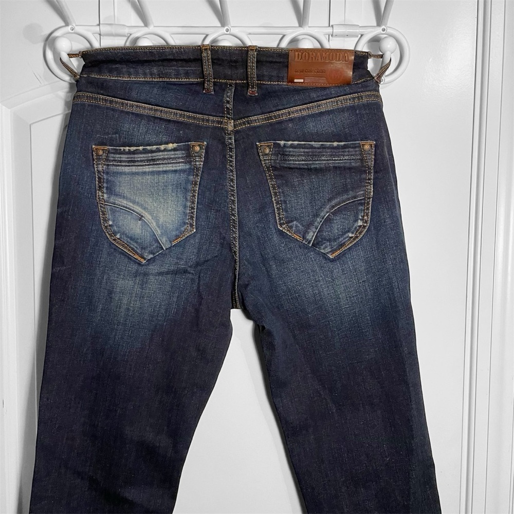Women's Blue Ripped Jeans Slim Fit Size W28 L30 - Picture 4 of 5